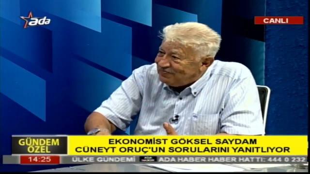 Embedded thumbnail for Ekonomist Göksel R. Saydam Cüneyt Oruç'un Sorularını yanıtlıyor